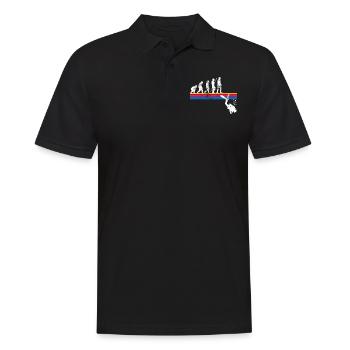 diving - Men's Polo Shirt - black - Front - Kai (181cm)