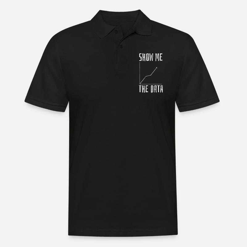 Data Science Informatique - Polo Homme - noir