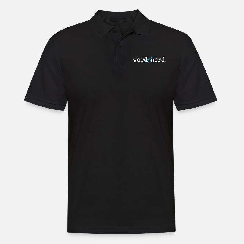 Buch Buecher Lesen - Männer Poloshirt - Schwarz