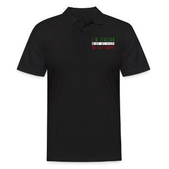 FAMILLE MAFIA ITALIENNE - Polo Homme - noir - Devant - Kai (181cm)