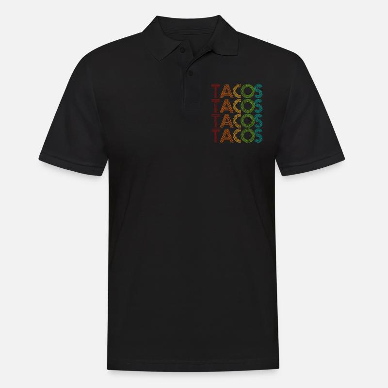 Taco - Männer Poloshirt - Schwarz