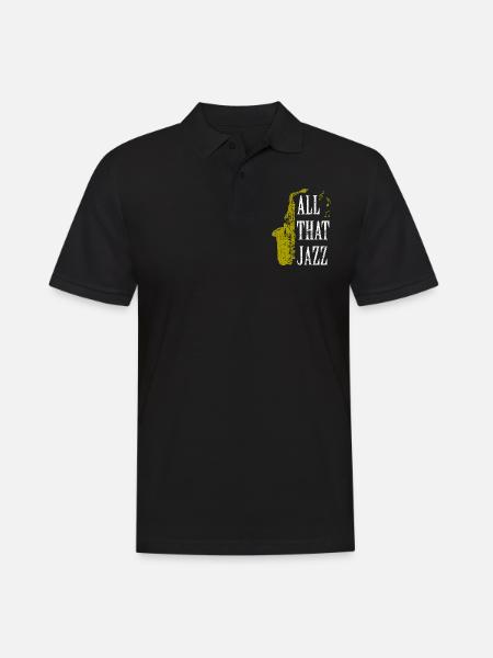 Sax sax - Polo Homme - noir