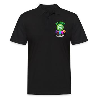 bingo - Men's Polo Shirt - black - Front - Kai (181cm)