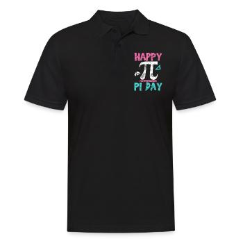 Enseignant de mathématiques Pi Day - Polo Homme - noir - Devant - Kai (181cm)