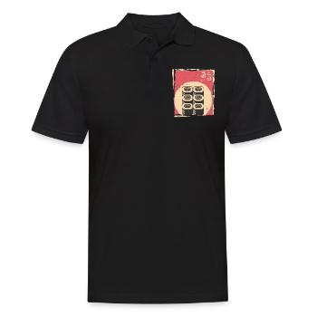 Sushi - Männer Poloshirt - Schwarz - Vorne - Kai (181cm)