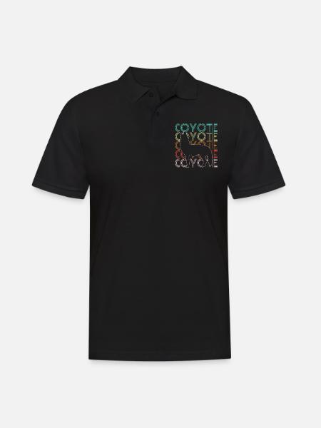 coyote - Men's Polo Shirt - black