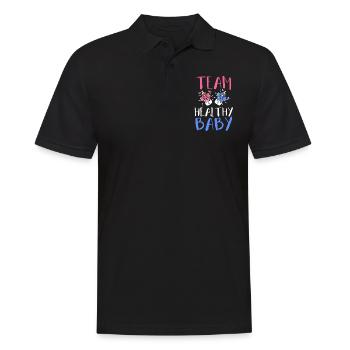 Le parti révèle le genre - Polo Homme - noir - Devant - Kai (181cm)