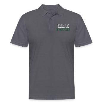 ferme - Polo Homme - charbon - Devant - Nico (186cm)