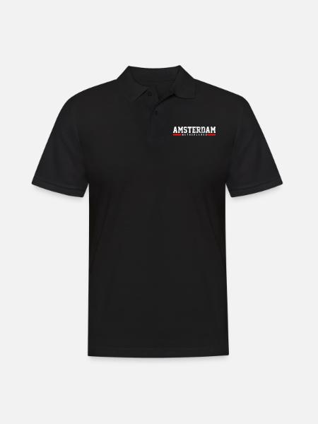 Millésime d'Amsterdam - Polo Homme - noir