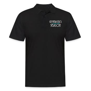 Gymnastik - Männer Poloshirt - Schwarz - Vorne - Kai (181cm)