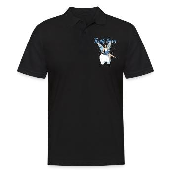 Dent fée dent fée - Polo Homme - noir - Devant - Kai (181cm)