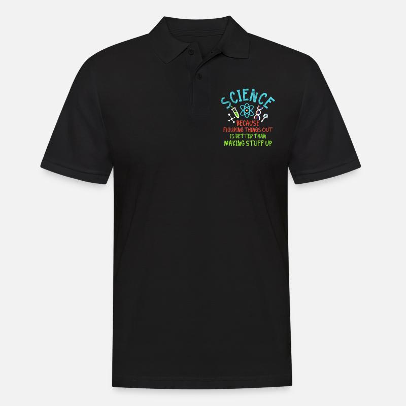 Science Science - Men's Polo Shirt - black