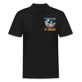 Ramen - Men's Polo Shirt - black - Front - Kai (181cm)
