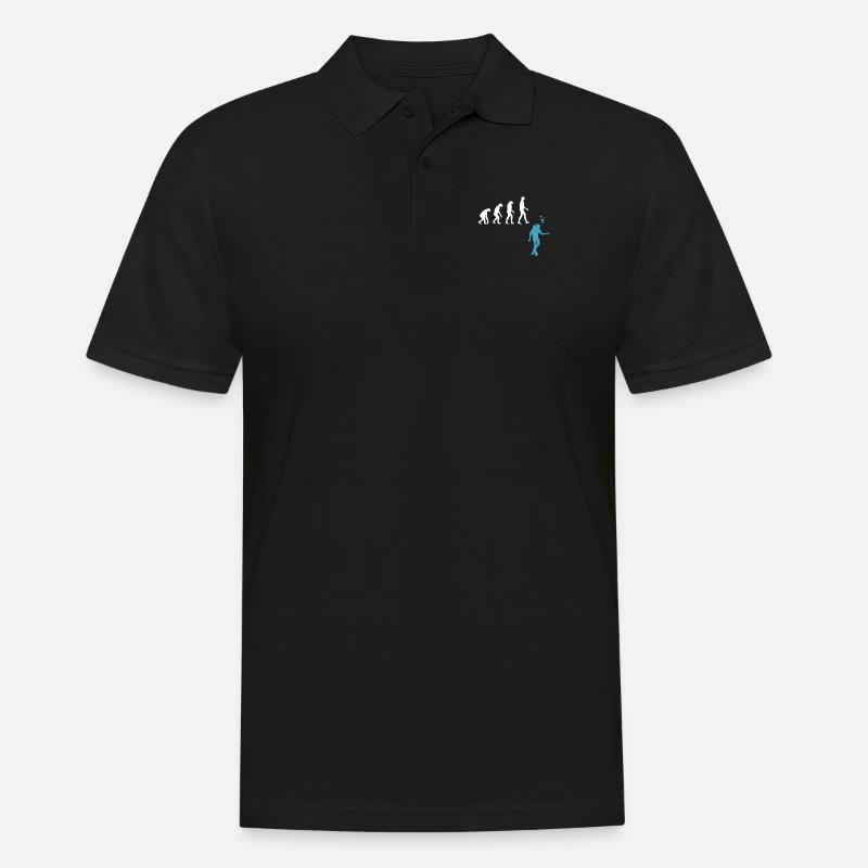 Scuba Diving Evolution Taucherflossen - Männer Poloshirt - Schwarz