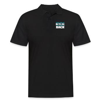 Once You Go Nitrox You'll Never Go Back - Männer Poloshirt - Schwarz - Vorne - Kai (181cm)
