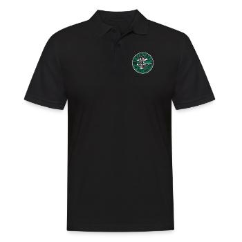 Everyday I'm Disc Golfing Frisbee Golf Korb - Männer Poloshirt - Schwarz - Vorne - Kai (181cm)