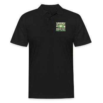 World's Best Frog Catcher Toad Tadpole Frog - Men's Polo Shirt - black - Front - Kai (181cm)