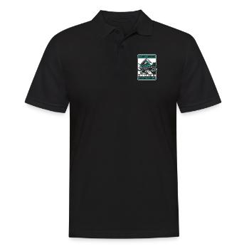 Je ne ronfle pas Je rêve d’être conducteur de motoneige - Polo Homme - noir - Devant - Kai (181cm)