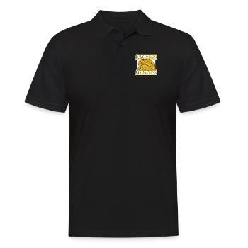 Banana Ball Python Dad Python Snake Banana - Men's Polo Shirt - black - Front - Kai (181cm)
