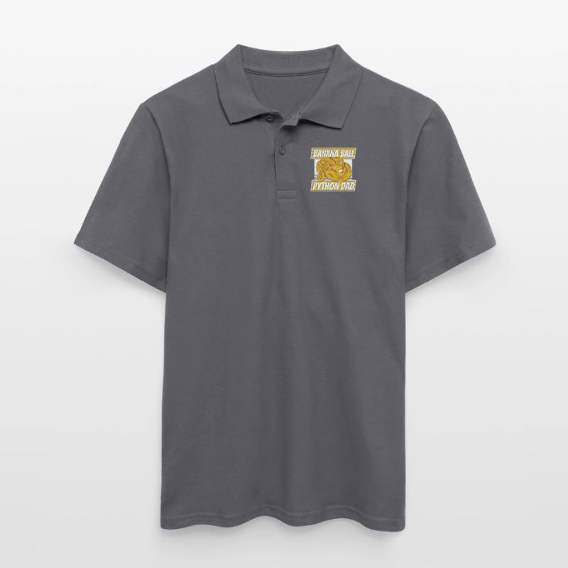 Banana Ball Python Dad Python Schlange Banana Männer Poloshirt