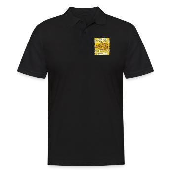 Pas un danger de serpent noueux Banane Schlange Banane - Polo Homme - noir - Devant - Kai (181cm)