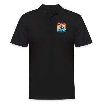 I TRI Like A Girl Try To Keep Up Triathlete Pro - Polo Homme - noir - Devant - Kai (181cm)