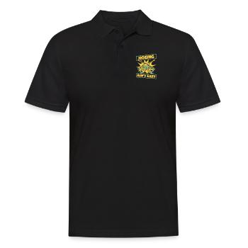 Hoeing Ain’t Easy Allotment Garden - Polo Homme - noir - Devant - Kai (181cm)