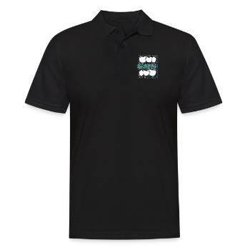 Tap That Cap Dental Laboratory Dental Laboratory Dental Technician - Men's Polo Shirt - black - Front - Kai (181cm)