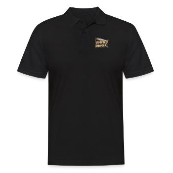 Bois Chuchoteur Charpentier Technicien bois Charpentier - Polo Homme - noir - Devant - Kai (181cm)