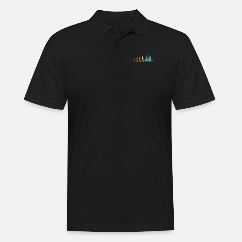 Chariot élévateur tout-terrain Evolution - Polo Homme - noir