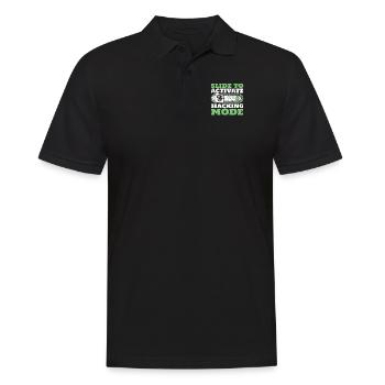 Faites glisser pour activer le renifleur de phishing en mode piratage - Polo Homme - noir - Devant - Kai (181cm)