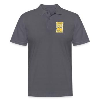Limonade à vendre Limonade Vendeur Limonade - Polo Homme - charbon - Devant - Nico (186cm)
