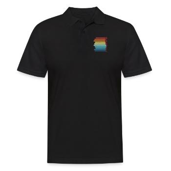 Technicien en radiologie rétro Technologue en radiographe - Polo Homme - noir - Devant - Kai (181cm)