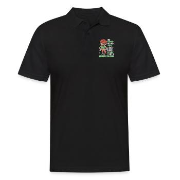 A perdu un jour à cause d’un codeur de points-virgules égaré - Polo Homme - noir - Devant - Kai (181cm)