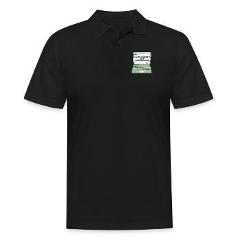 Programming It's Complicated Developer Coder - Männer Poloshirt - Schwarz - Vorne - Kai (181cm)