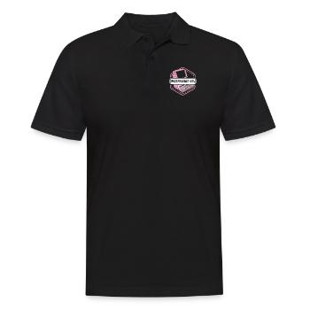 Programmer Girl Software Engineer Developer - Men's Polo Shirt - black - Front - Kai (181cm)