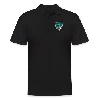 Windsurfers Gonna Surf Wellenreiter Surfer - Männer Poloshirt - Schwarz - Vorne - Kai (181cm)