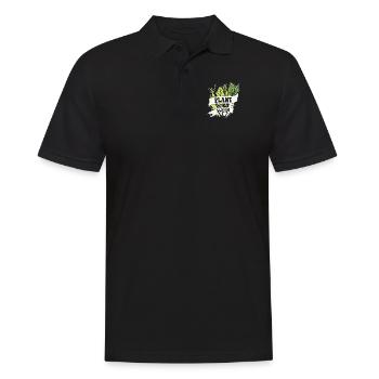 Plant Slayer Vegan Vegans Vegans Végétalisme à base de plantes - Polo Homme - noir - Devant - Kai (181cm)