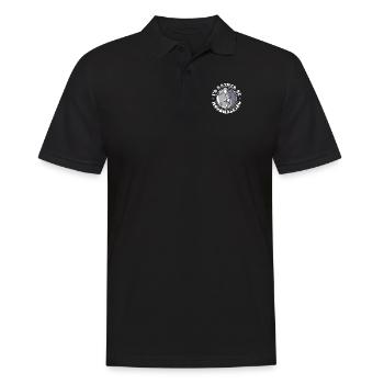 I'd Rather Be Moonwalking Cosmonaut Spaceship - Men's Polo Shirt - black - Front - Kai (181cm)