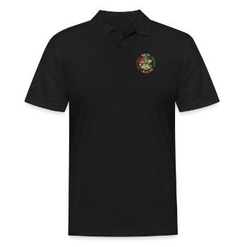 Baker L’homme Le mythe La boulangerie Legend - Polo Homme - noir - Devant - Kai (181cm)