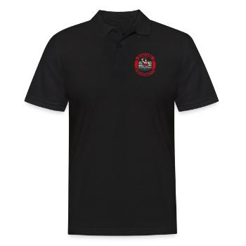 Backyard Blacksmith Blacksmith Forging - Men's Polo Shirt - black - Front - Kai (181cm)