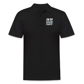 I'm The Crazy Bartender Bartender Mixologist - Men's Polo Shirt - black - Front - Kai (181cm)