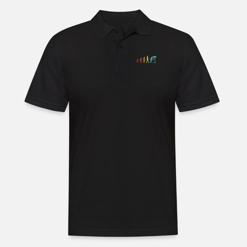 Carpenter Evolution Schreiner Holzmechaniker - Männer Poloshirt - Schwarz