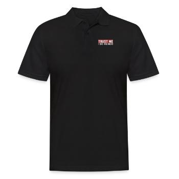 Trust Me I Do Kendo Kenjutsu Kata Japanese - Men's Polo Shirt - black - Front - Kai (181cm)