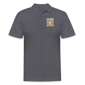 Plus rien ne me choque Électricien - Polo Homme - charbon - Devant - Nico (186cm)