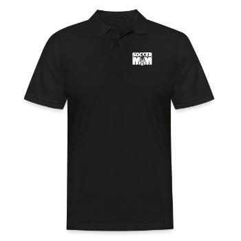 Soccer Mom Futbol Fußball Goal Keeper Trainer - Männer Poloshirt - Schwarz - Vorne - Kai (181cm)