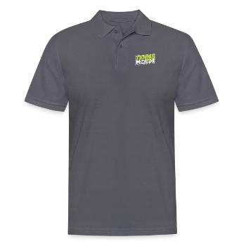 Tennis Mode On Tennis Coach Tennis Player Tennis - Men's Polo Shirt - charcoal grey - Front - Nico (186cm)