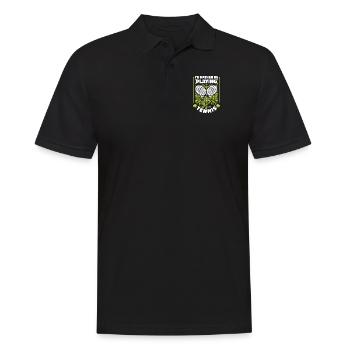 Je préfère jouer au tennis tennisspieler tennis - Polo Homme - noir - Devant - Kai (181cm)