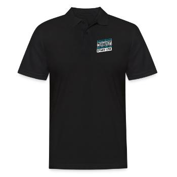 Please Hold I'm On The Other Line Spinnfischer - Männer Poloshirt - Schwarz - Vorne - Kai (181cm)