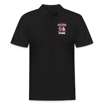 If The Board Ain't Flying Skatergirl Skaterboy - Männer Poloshirt - Schwarz - Vorne - Kai (181cm)